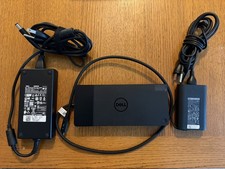 DELL DWD19 K20A Docking Station HDMI Dual DisplayPort K20A001 180W w/ AC Adapter