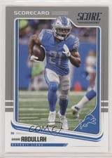 2018 Score Scorecard Ameer Abdullah #106 0c4