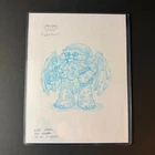 GARBAGE PAIL KIDS OH THE HORROR CHET HULHU PENCIL SKETCH ART DAVID GROSS