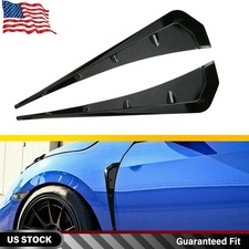 2pcs Car Fender Side Vents Air Flow Intake Hole Grille For 2016-2021 Honda Civic