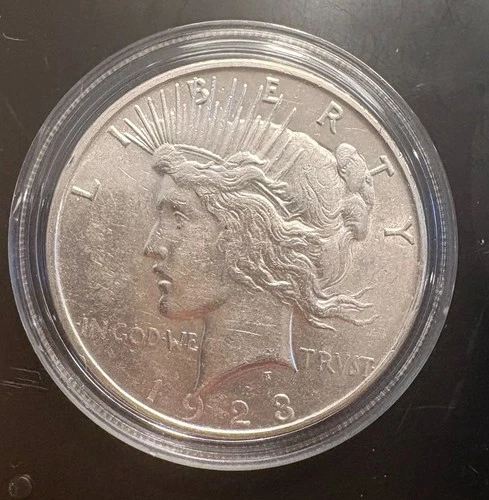 🔥1923-D Peace Dollar 90% Silver CoinSnap analysis is Fine to AU🔥