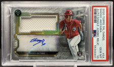2020 Topps Shogo Akiyama 55/99 PSA 10 *Pop 1* Reds Jumbo Auto Patch RC    cc17