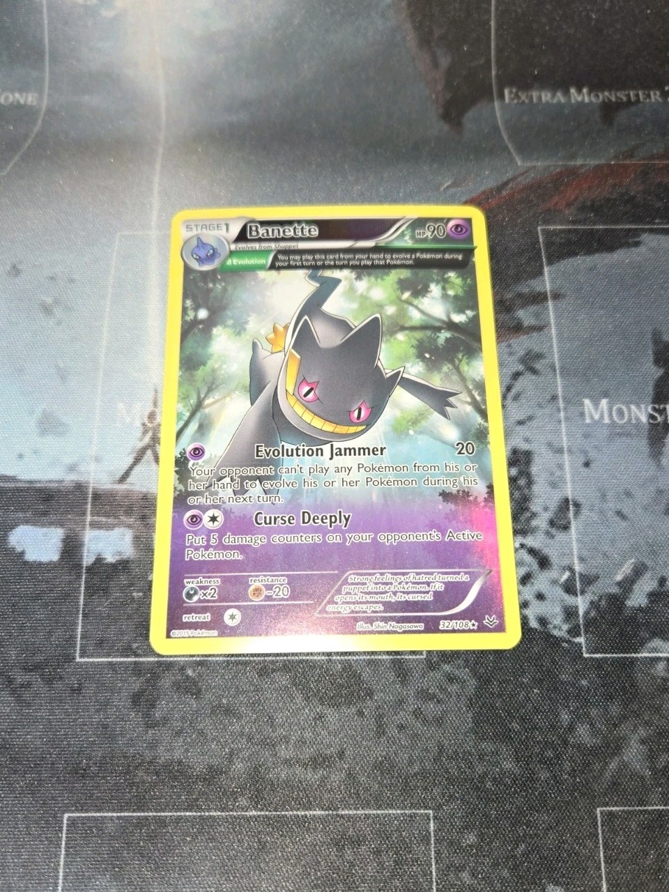 Banette (32 Delta) 32/108 Roaring Skies Reverse Holo Pokemon NM