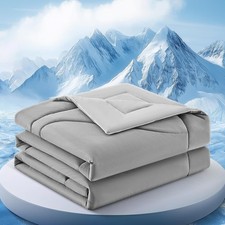 Cooling Comforter Queen Size, Double-Sided Cooling Blanket for Hot Sleepers 