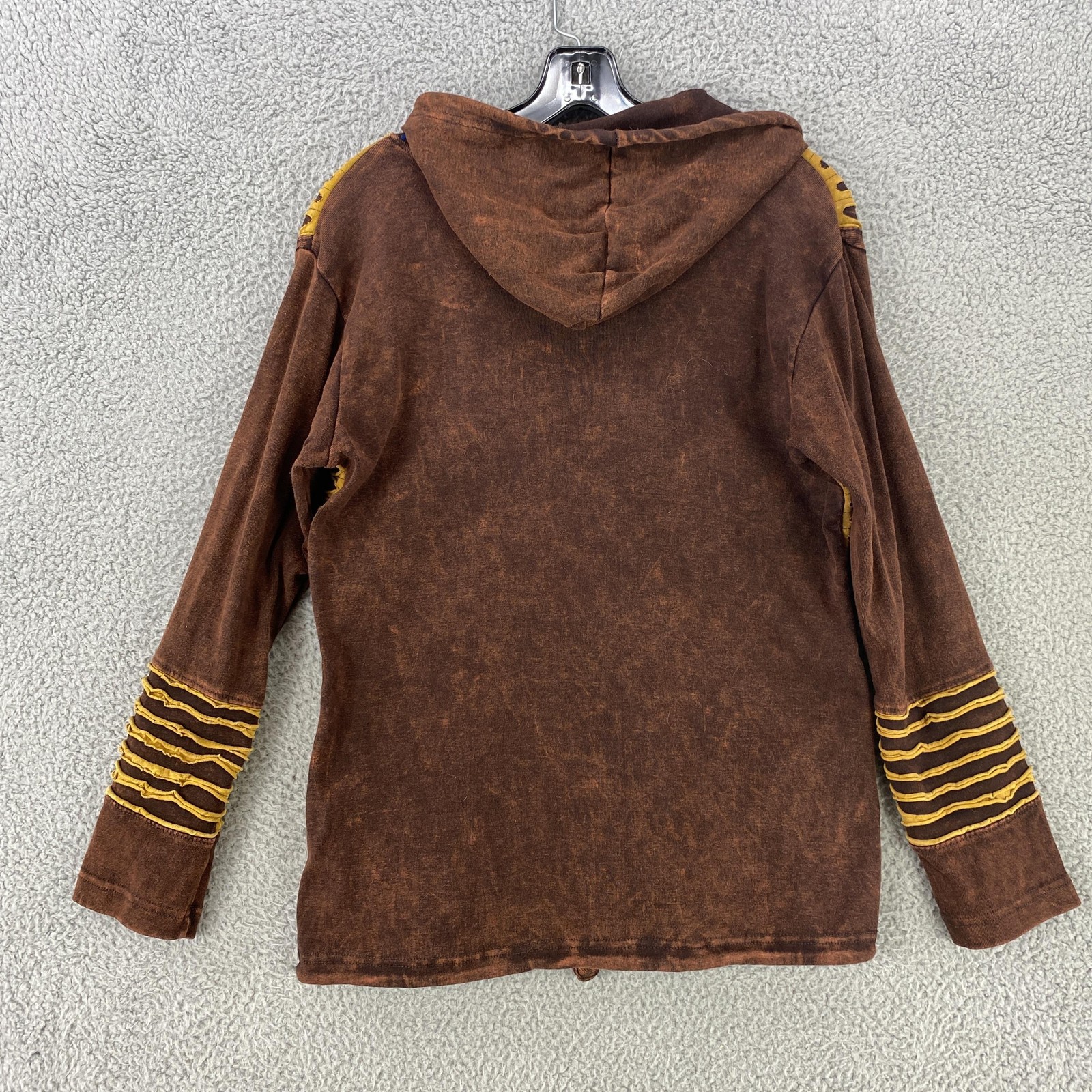 Greater Good Hoodie Womens Small Medium Boho Patc… - image 5