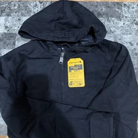 Carhartt Men's Loose Fit Insulated Hooded Full Zip Jacket J130-M Small-Black