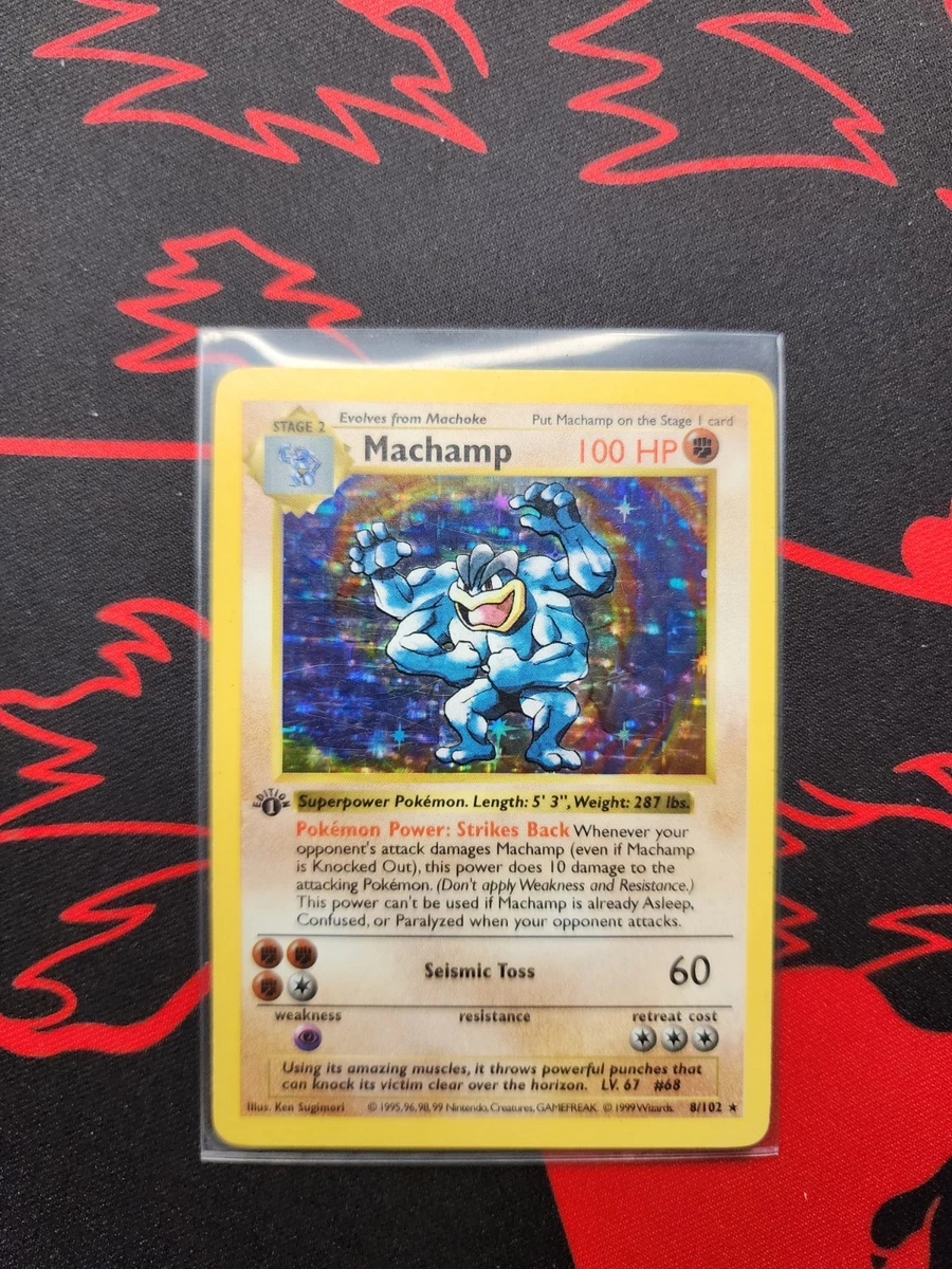 First Edition Pokémon Machamp Individual Cards for sale - eBay