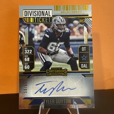 2024 Panini Contenders Divisional Ticket Tyler Guyton RC Auto #169  50/99