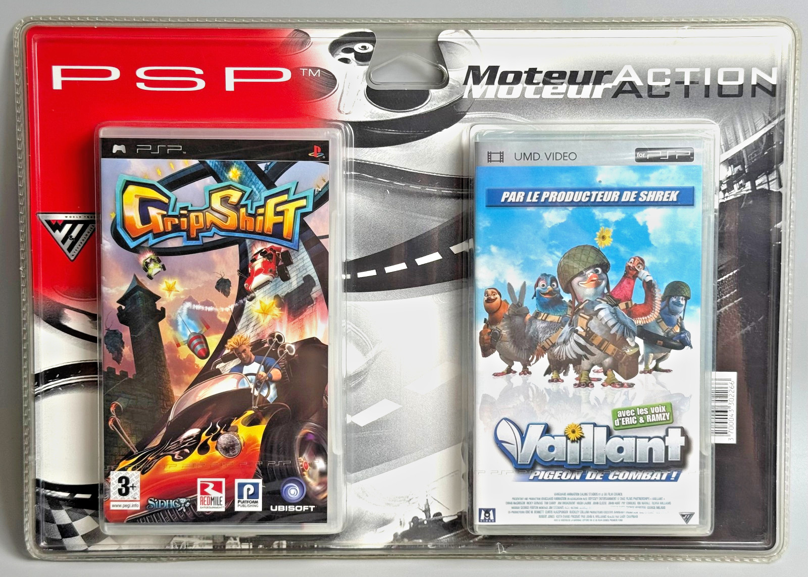 Pack PSP GripShift + Vaillant – FR PAL – Neuf sous blister rigide officiel