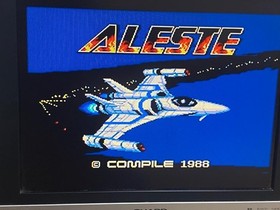 MSX2 ALESTE SEGA COMPILE Cartridge ROM 1988 No Box