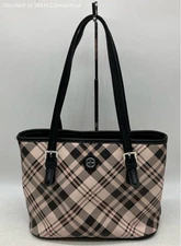 Giani Bernini Saffiano Women Plaid Faux Leather Tote