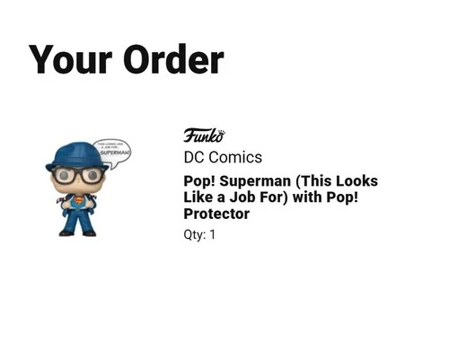 *PRESALE* Funko Pop! Superman Figure DC Universe Collectible Standard - 1500