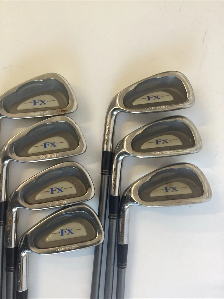Ram FX Oversized Lefthanded LH Iron Set 4-PW With Regular Graphite Shafts - Image 3 of 4