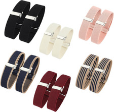 12Pcs/6Pairs Sleeve Garters for Women Men Anti-Slip Sleeve Holders Arm Garter...