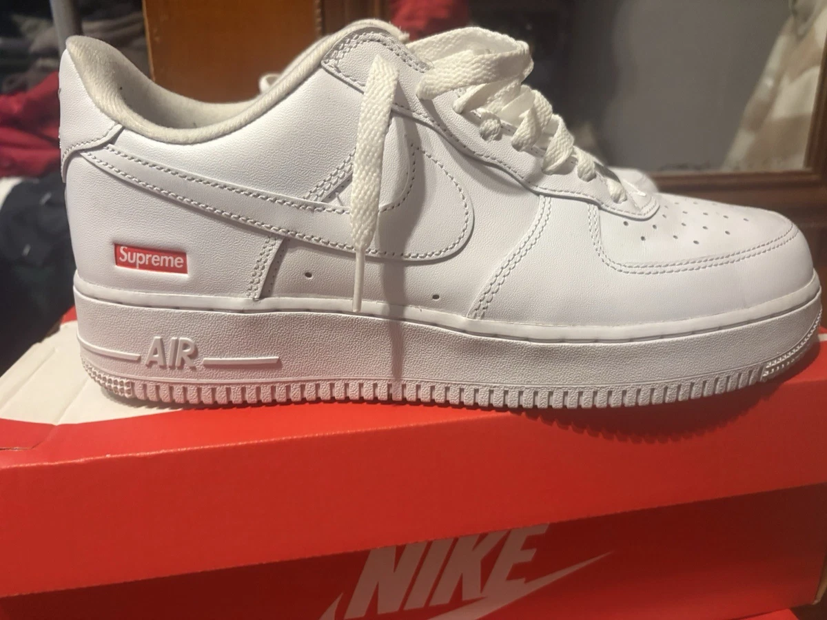 Nike Air Force 1 Supreme White for Sale | Authenticity Guaranteed