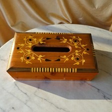 Handmade Tissue Box Cover Moroccan Tissue Decorative Thuya Wood