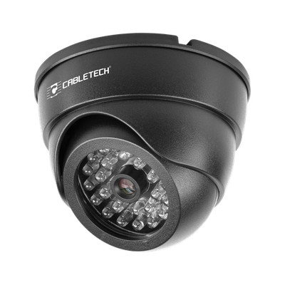 Cabletech DK-3 Attrappen-Dome-Kamera mit LED