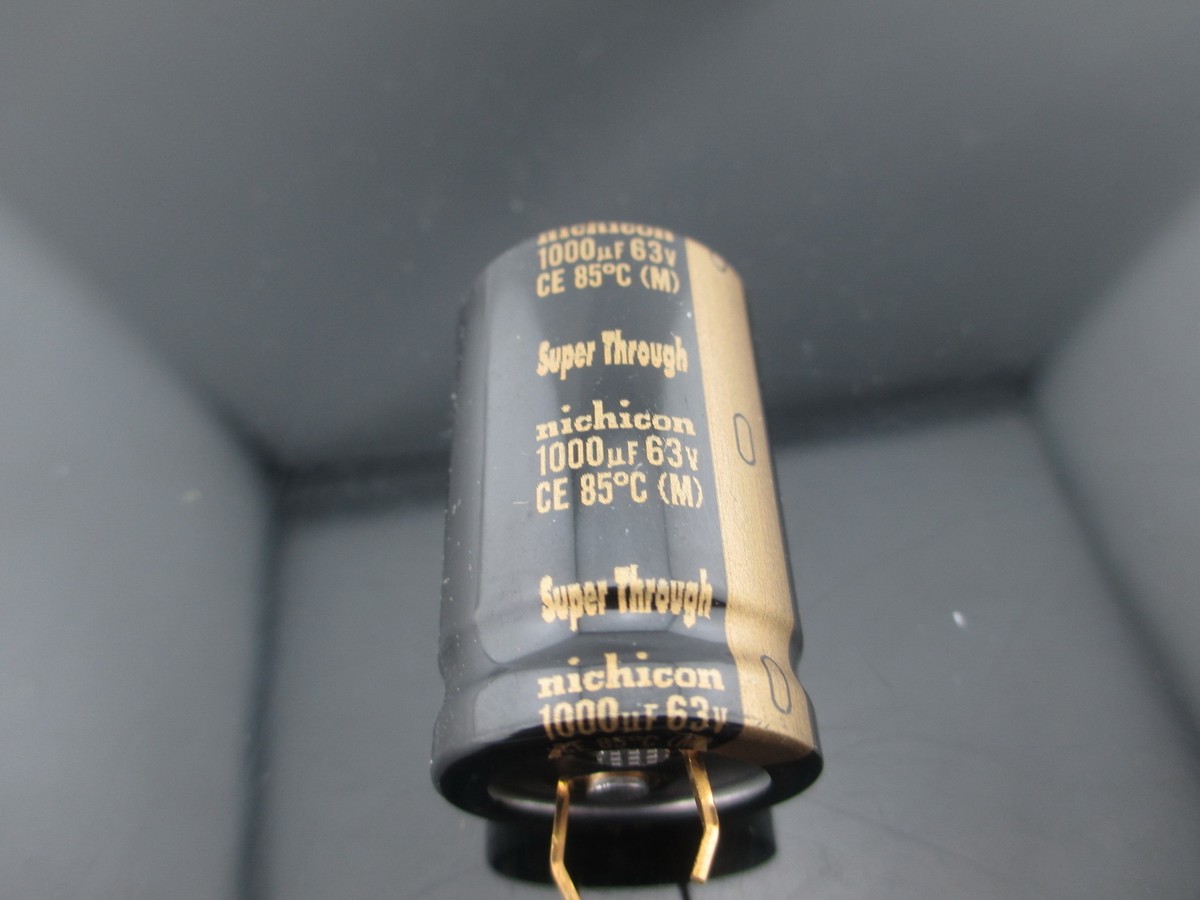 2PCS Nichicon KG Super Through TYPEIII 1000uf 63V 1000mfd