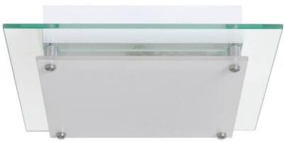 Badezimmer Deckenleuchte eckig Glas bündig Deckenleuchte klar