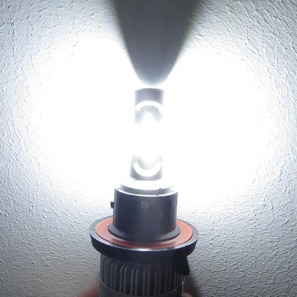 Alla Lighting 9007 8000LM COB LED Headlight High & Low Bulbs Lamps, 6500K White - Image 2 of 4