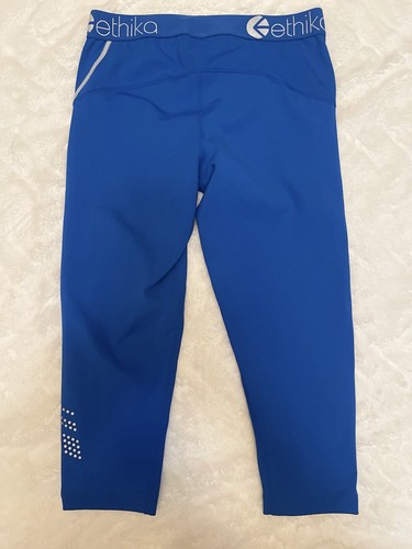 Collant Ethika Uomo Athletic Activewear 3/4 Subzero Performance Blu Taglia Media - Foto 3 di 5