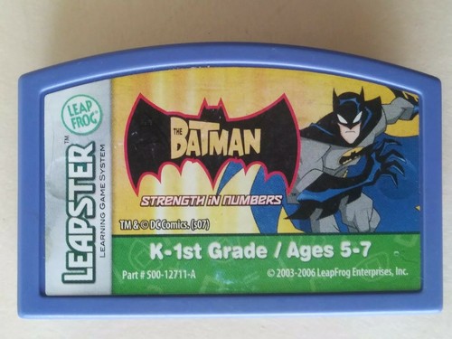 4X LEAP FROG LEAPSTER BATMAN- CARS- ANIMAL GENIUS & I SPY CHALLENGER GAMES - Picture 2 of 5