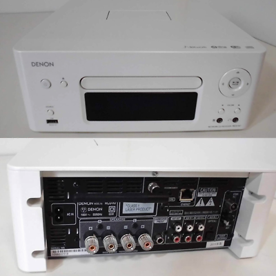 Denon RCD-N7 Network CD Receiver White Tested Working with Remote