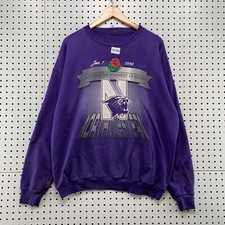 Vintage 90s Northwestern Wildcats Rosebowl Crewneck Sweatshirt Mens XL Purple