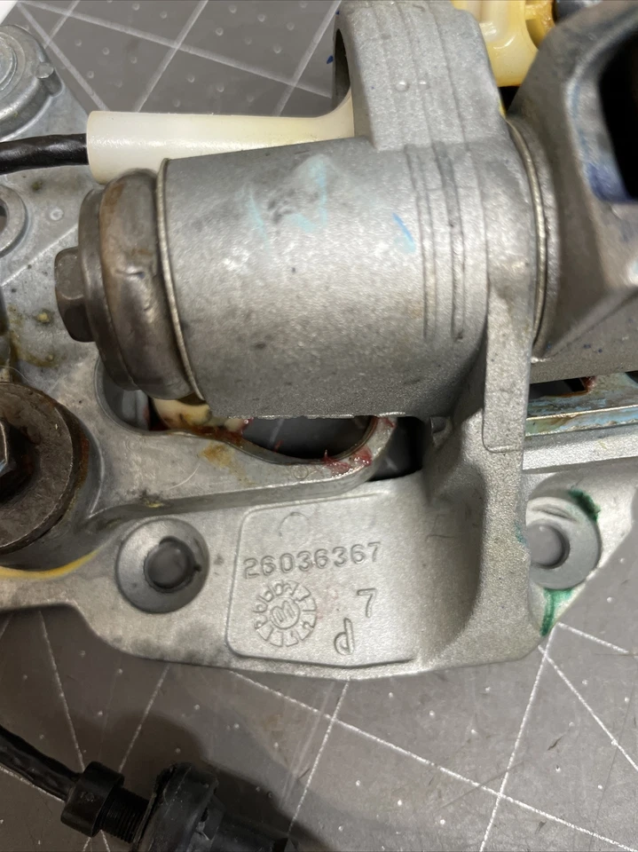 1995 1998 Chevy Tahoe GMC Yukon conjunto de câmbio de coluna de direção fabricante de equipamento original 26036367 - Imagem 4 de 4