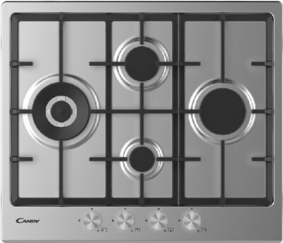 Candy CHG6DWPX Ebene Kochen IN Gas 4 Feuer Abdeckgitter IN aus Gusseisen Inox