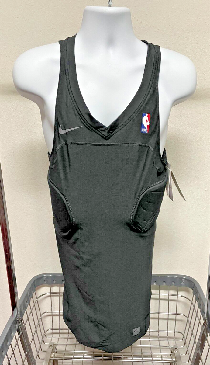 Nike Pro Hyperstrong Mens NBA Compression Padded Black Tank 2XL