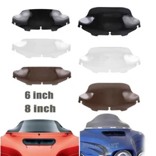 6" 8" Wave Windshield/Screen For Harley Ultra Classic Electra Glide FLHTCU 96-13