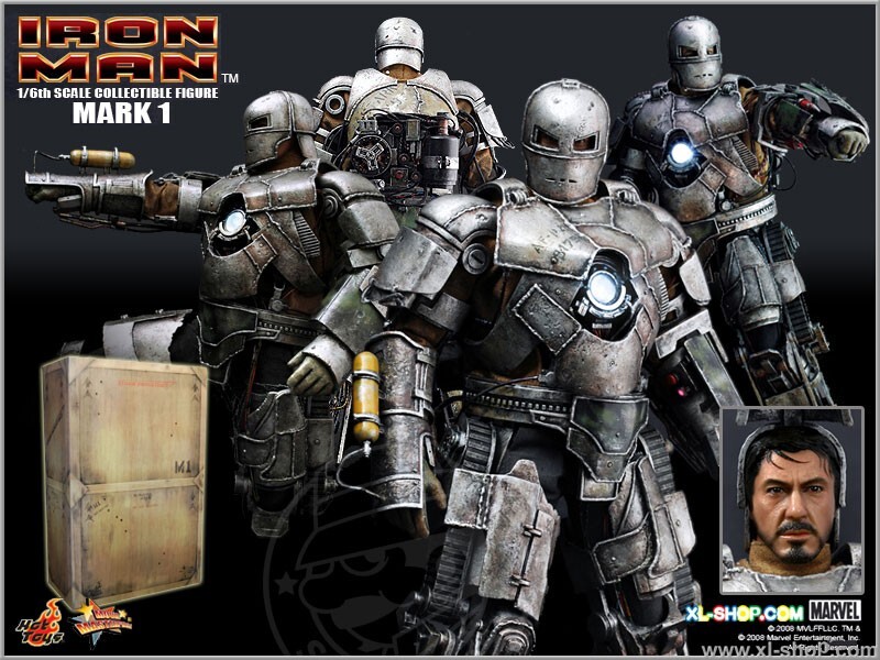 アメコミ Hot Toys Iron Man Mark I MMS80 Sealed/New HOT TOYS Iron Man Mark I MMS80 Tony Stark Movie