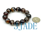 Natural Sardonyx / Striped Agate 16mm DZI Beads Bracelet
