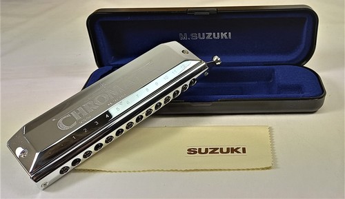 Chromatic Harmonica Suzuki Chromatix SCX-56 14 Holes in Do / C - 第 4/6 張圖片