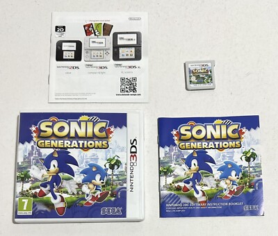 Sonic Generations Nintendo 3DS Komplett PAL Sega