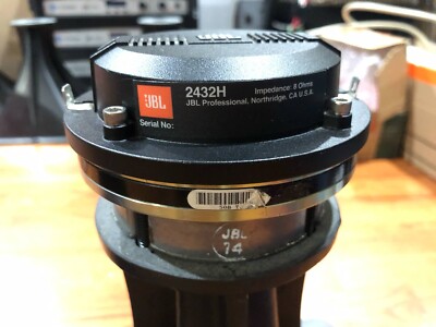 2x Original, Genuine JBL 2432H High Frequency Driver & 60x40 Horn
