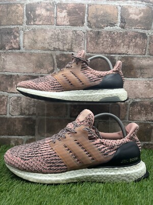 Adidas UltraBoost 3.0 S80686 Sneaker Damen UK 7 Lachs Schwarz Laufschuhe