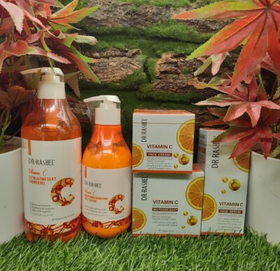 Dr. Rashel Vitamin C Brightening & Anti-Aging Skin Care series (5 Piece Set)