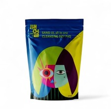 24 Exfoliating Cleansing Dry Pads, Makeup Remover, Face Wipes, All-in-One.