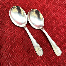 VINTAGE INTERNATIONAL STERLING BABY SPOONS 2 AVAIL