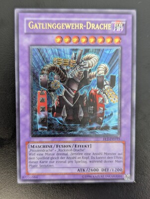 Gatlinggewehr-Drache FET-DE035 Ultimate Rare Deutsch NM YUGIOH