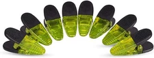 VIP Home Essentials - Thick Plastic Clips With Neodymium Magnet 8 Yellow Clips