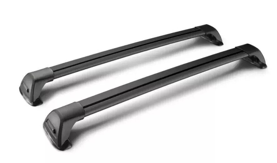 Complete Black Aluminum Roof Rail & Cross Bar Set For 2002-2012 Range Rover HSE - OEM Style