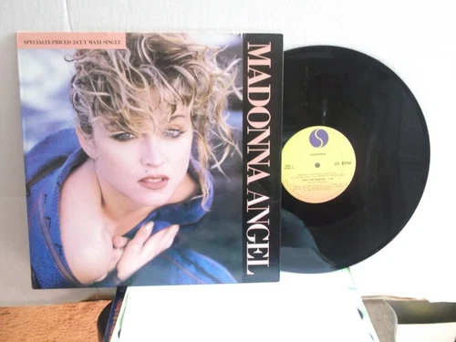 Madonna,Sire,"ANGEL",US,12" single with P/C,1984 pop rock classic hit, Mint