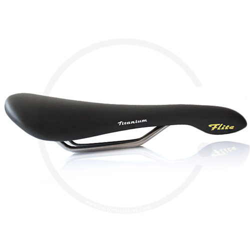 Selle Vélo Vintage Flite Italia Avec Rails Titane - Années 90, Occasion