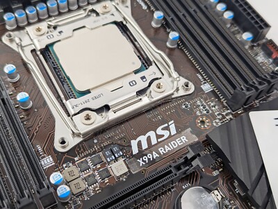 MSI X99A Raider Intel Core i7-5820K CPU Motherboard + I/O Shield