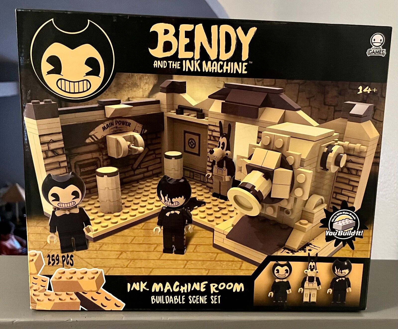 Bendy and the Ink Machine - Collector Construction - Ink Machine Room Scene  Set 