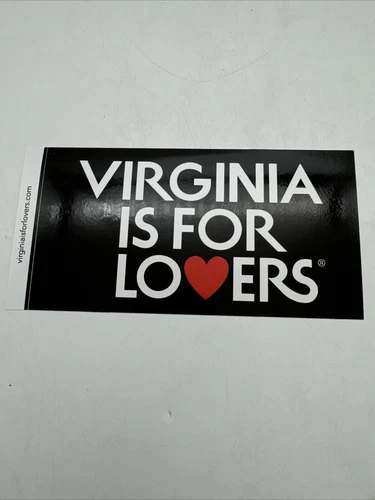 VIRGINIA IS FOR LOVERS Decal Bumper Sticker