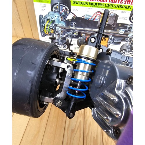 Rare Vintage Tamiya 1997 DAVID JUN TA03F-PRO Limited Edition 58200 W/Hop-Ups - Picture 10 of 19